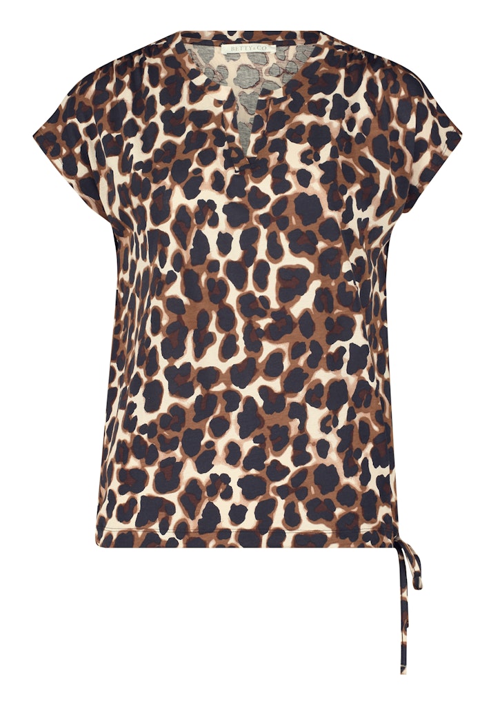 Betty & Co Damen T-Shirts Brown/Nature