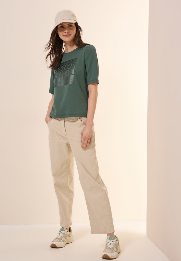 Cecil Damen T-Shirts  Dark Balm