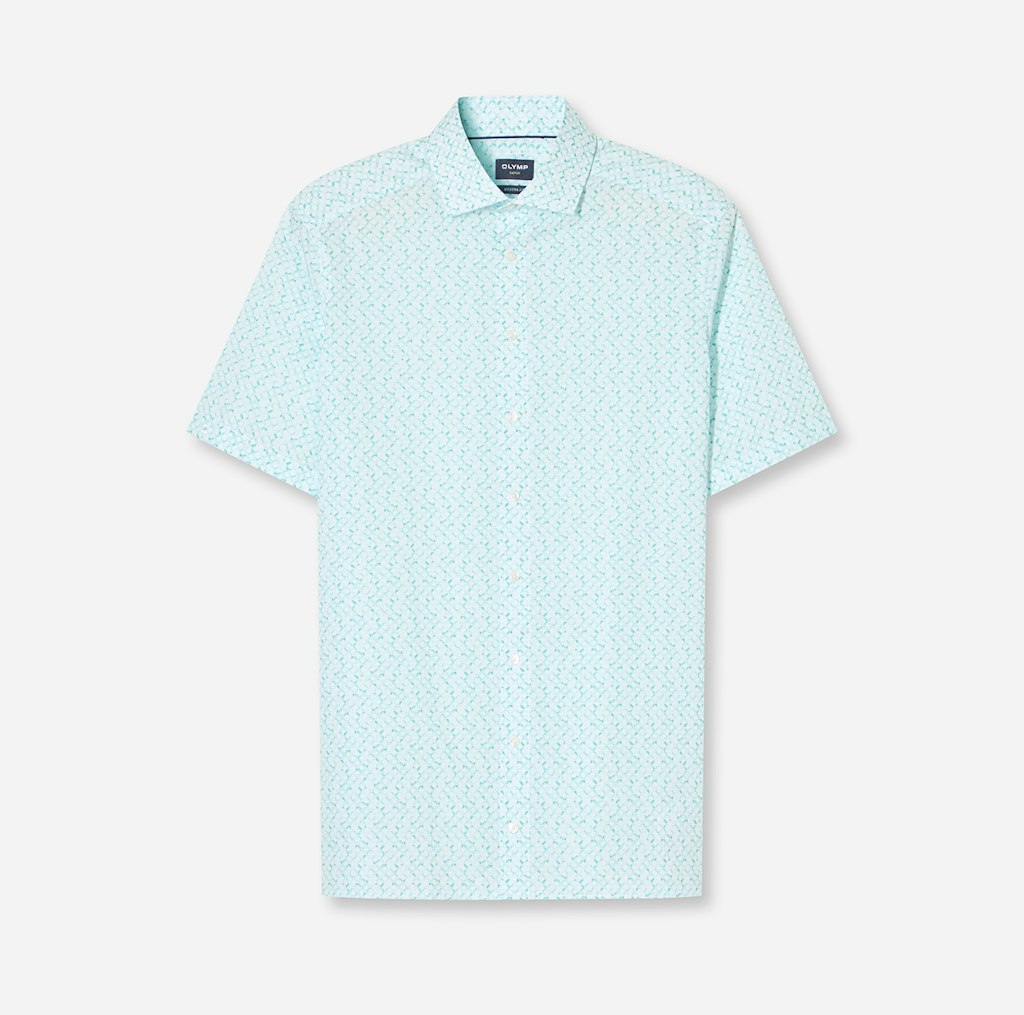 Olymp Herren Hemden kurz  Mint