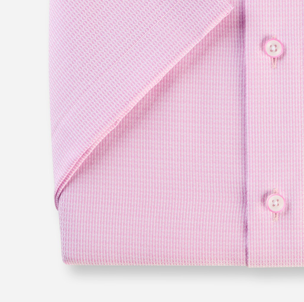Olymp Herren Hemden kurz  Pink