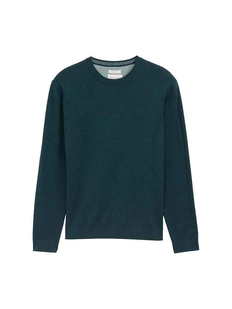 Tom Tailor Herren Pullover Sapphire Green