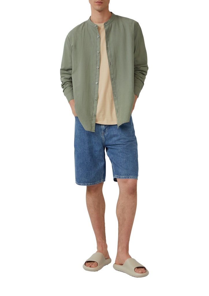 QS by S.Oliver Herren Hemden lang Green