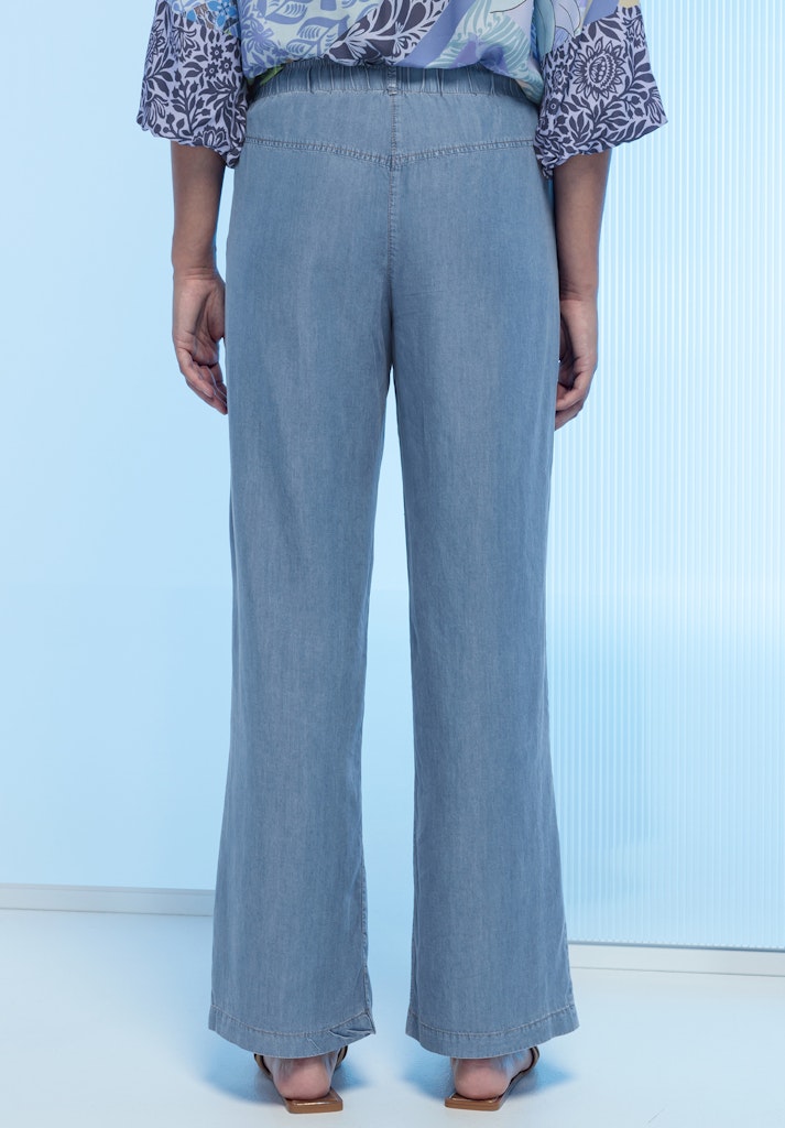 Bianca Damen Hosen Bleached Denim