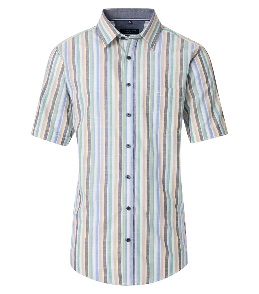 Casa Moda Herren Hemden kurz  Blau