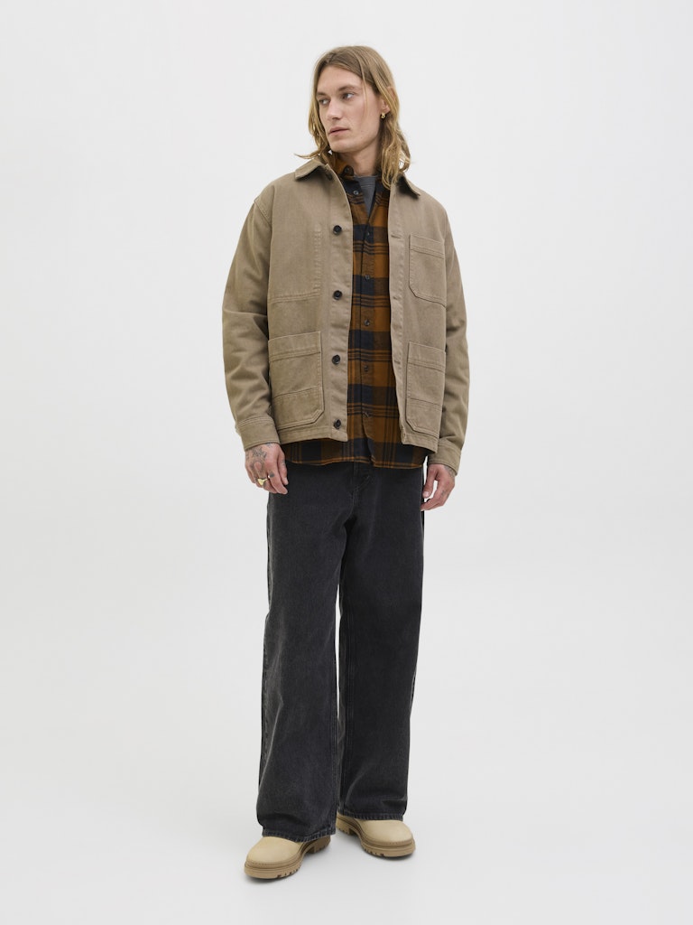 Jack & Jones Herren Hemden lang Monks Robe