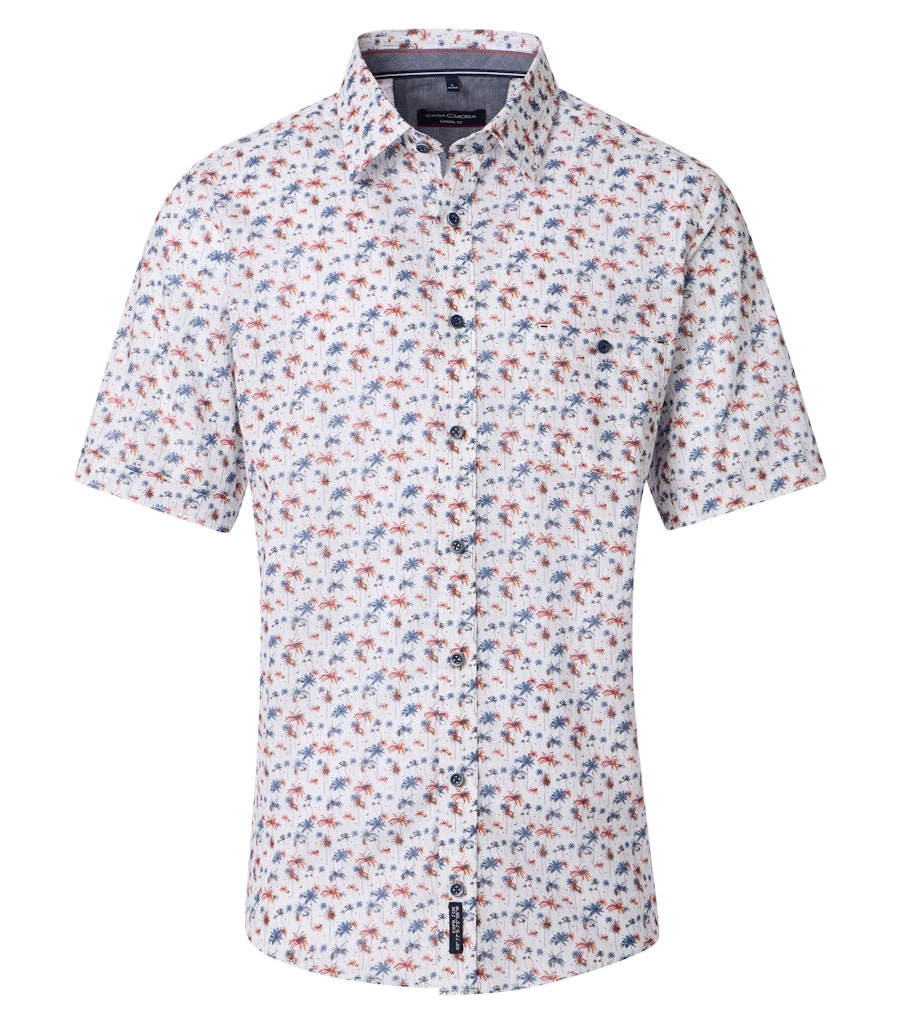 Casa Moda Herren Hemden kurz  Blau