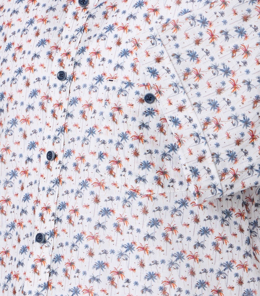 Casa Moda Herren Hemden kurz  Blau
