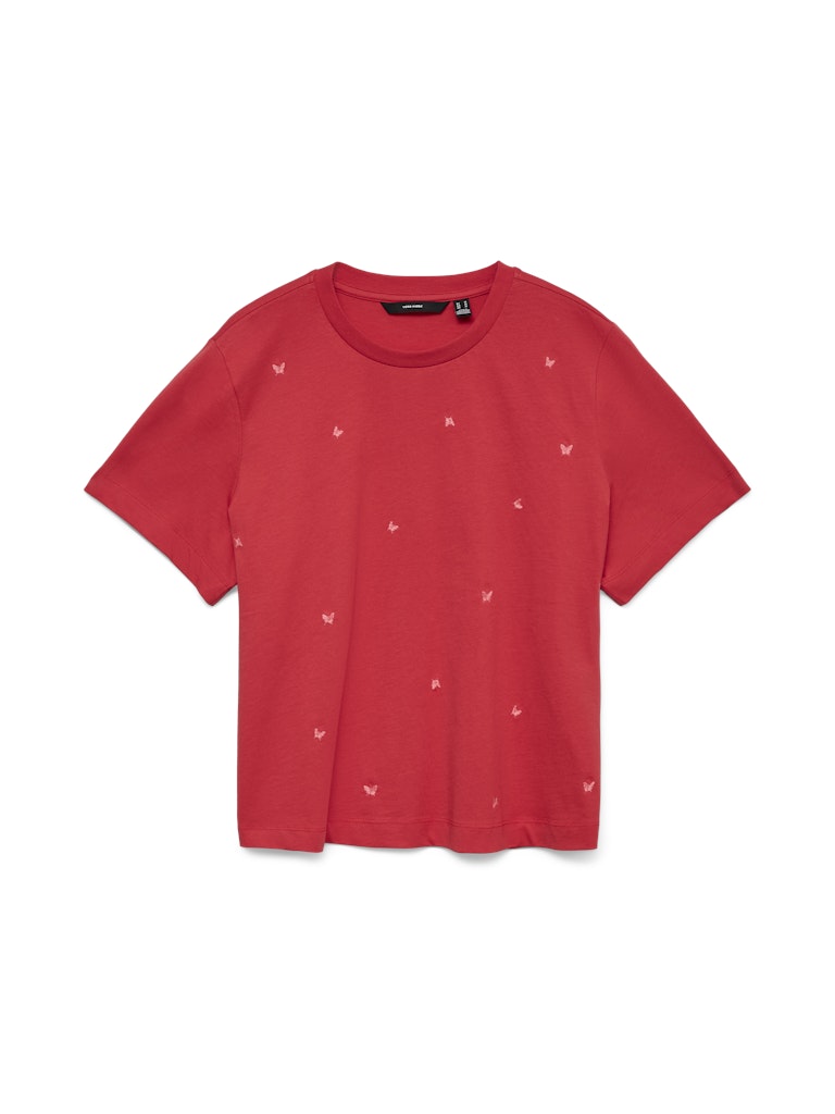 Vero Moda Damen T-Shirts Poinsettia/Butt