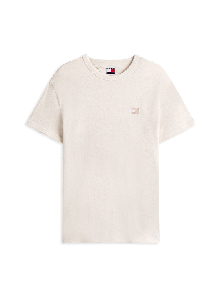Tommy Jeans Herren T-Shirts kurz Adk Beige