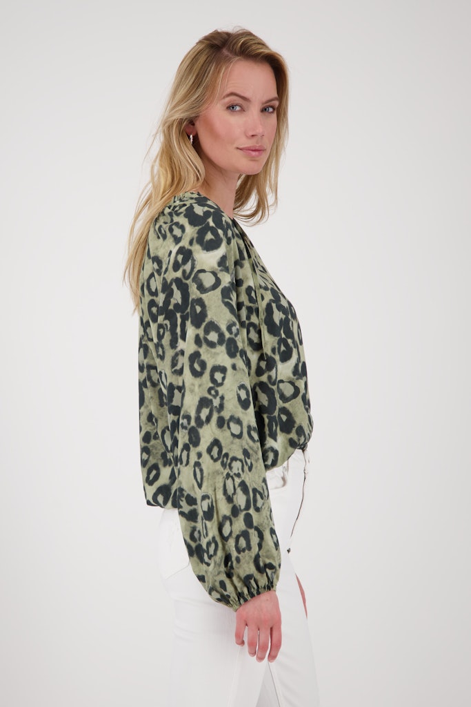 Monari Damen Blusen Bamboo Gemuster