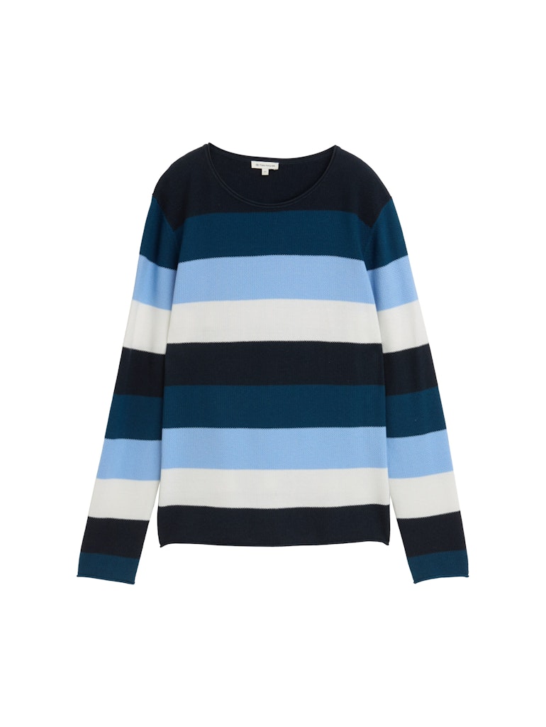 Tom Tailor Damen Sweatshirts Big Teal Knit S