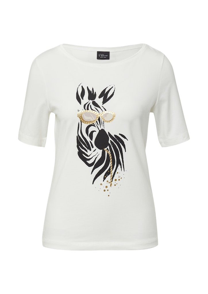 S. Oliver black Damen T-Shirts White