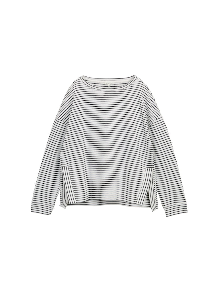 Tom Tailor Damen Sweatshirts Eclipse Blue Of