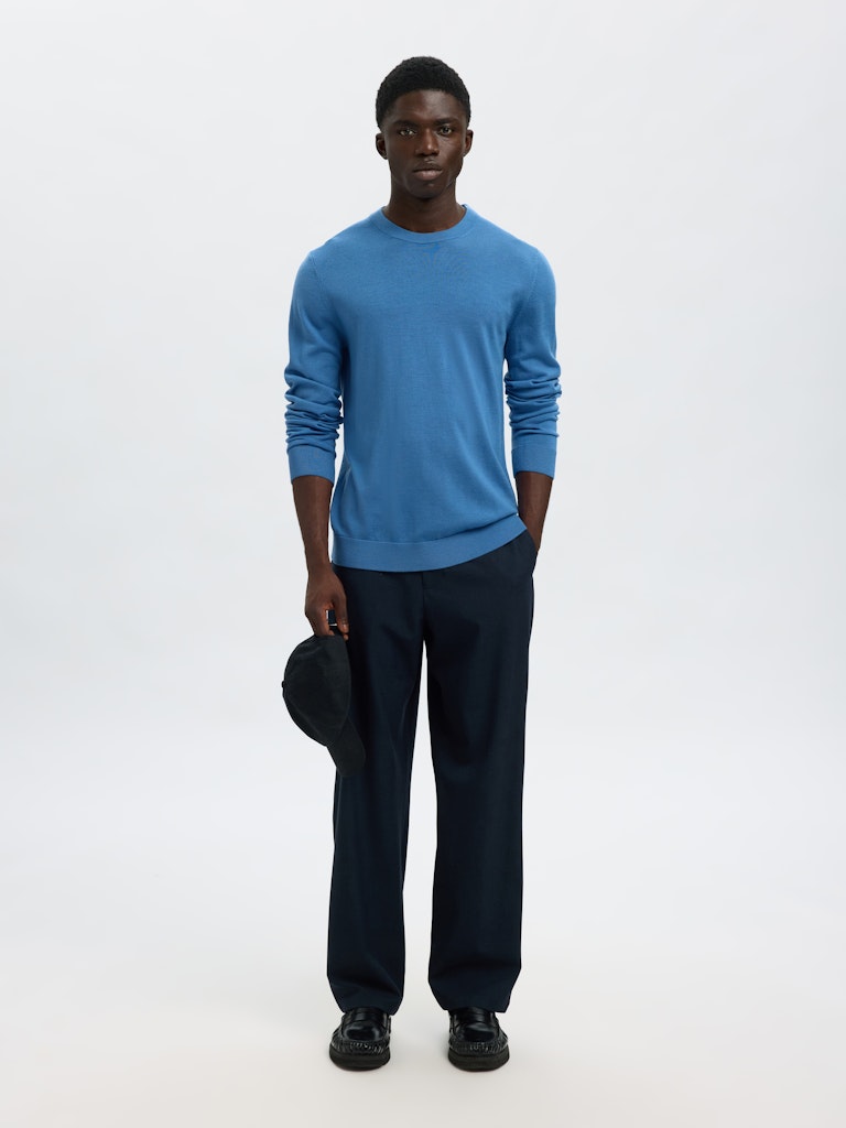 Selected homme Herren Pullover  True Nav