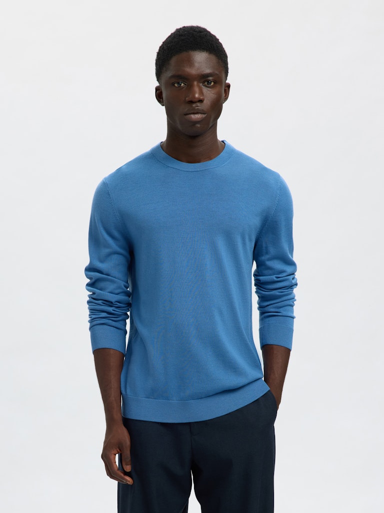Selected homme Herren Pullover  True Nav