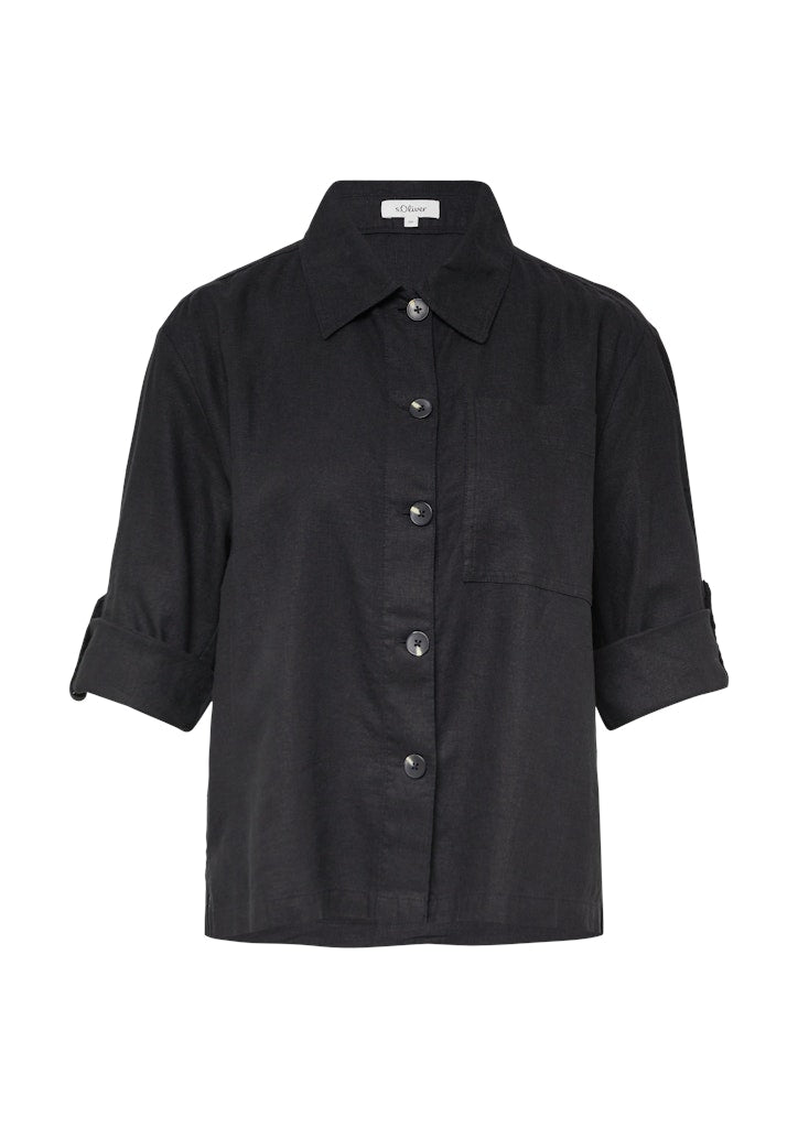 S. Oliver red Damen Blusen Grey/Black
