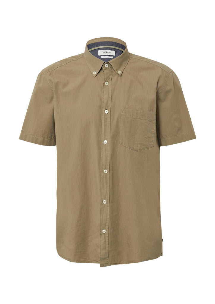 S. Oliver red Herren Hemden kurz Green