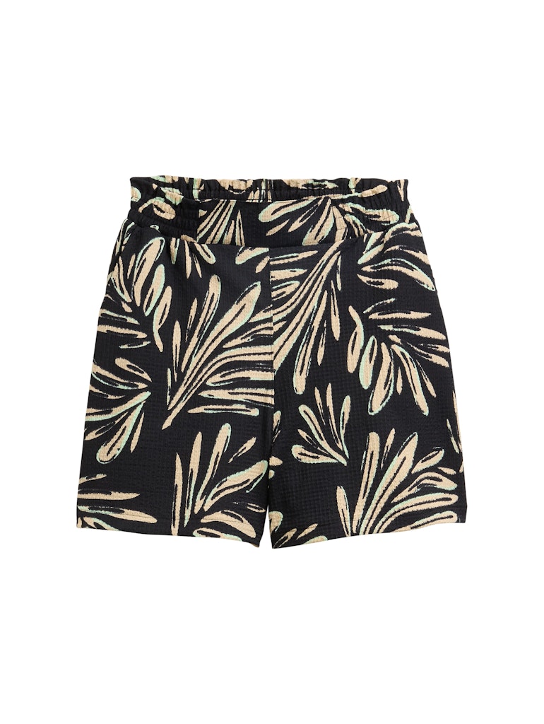 Tom Tailor denim Damen Shorts Abstract Black