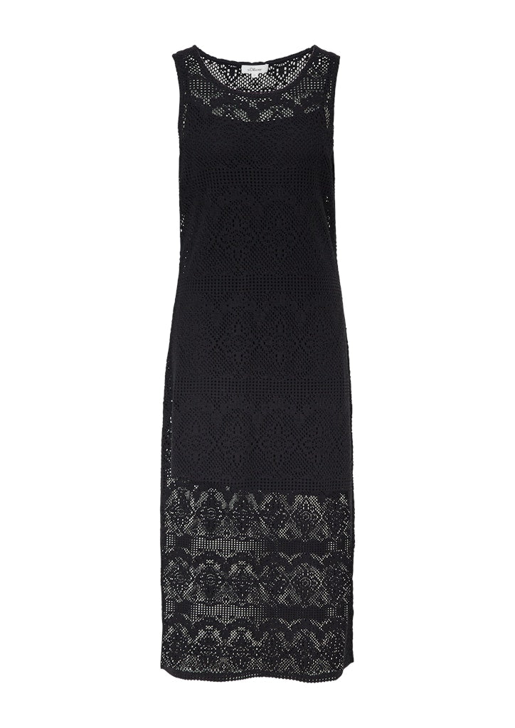 S. Oliver red Damen Kleider Grey/Black