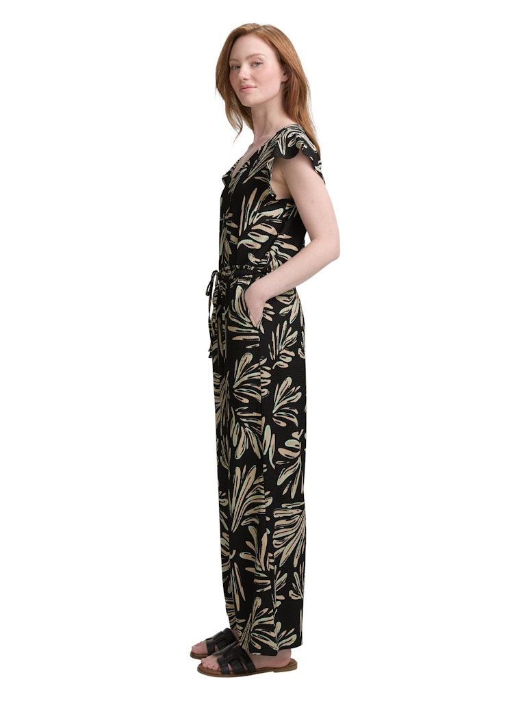 Tom Tailor denim Damen Hosenanzüge Abstract Black