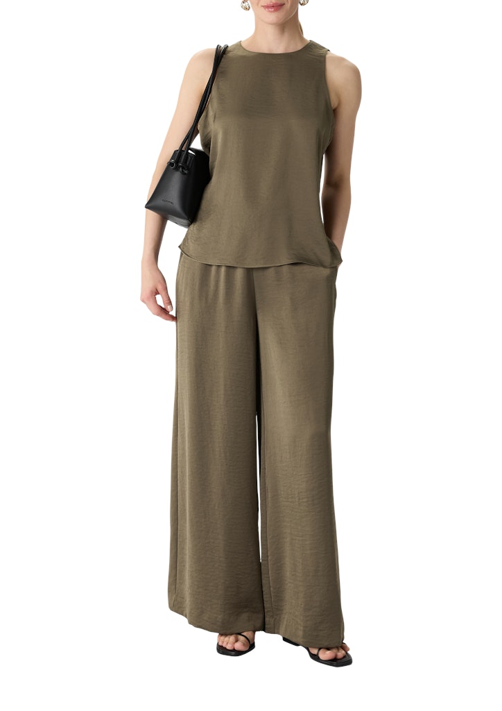 Comma Damen Blusen Brown