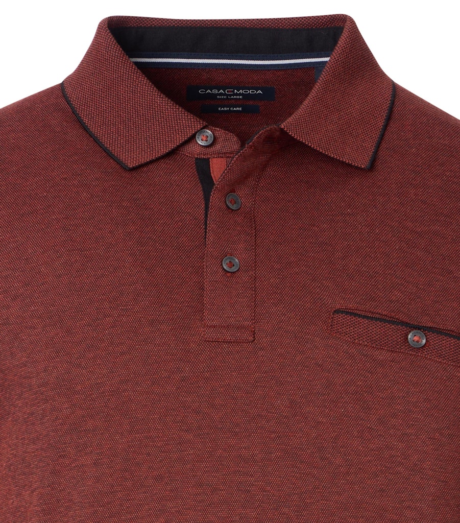 Casa Moda Herren T-Shirts kurz  Rot