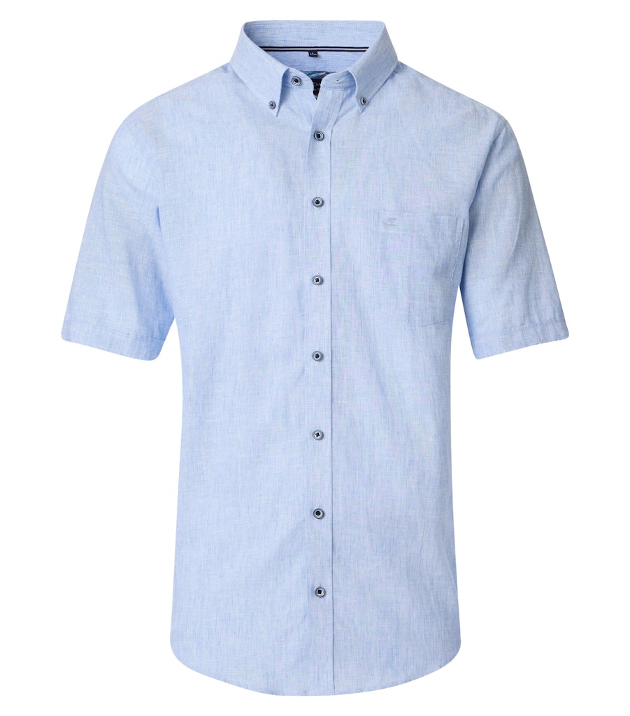 Casa Moda Herren Hemden kurz  Blau