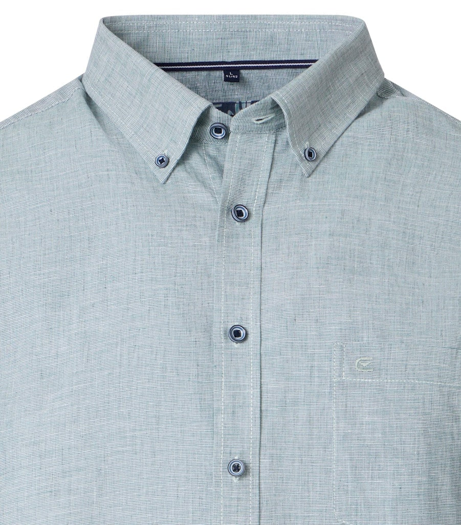Casa Moda Herren Hemden kurz  Gruen