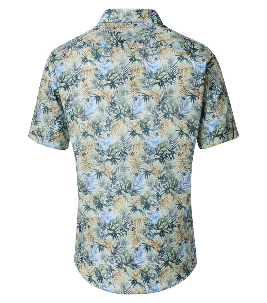 Casa Moda Herren Hemden kurz  Gruen