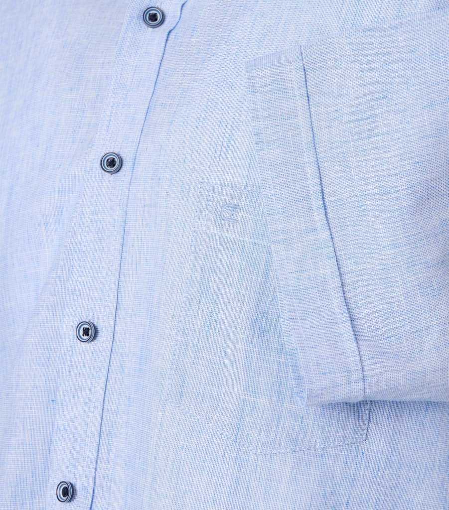 Casa Moda Herren Hemden kurz  Blau