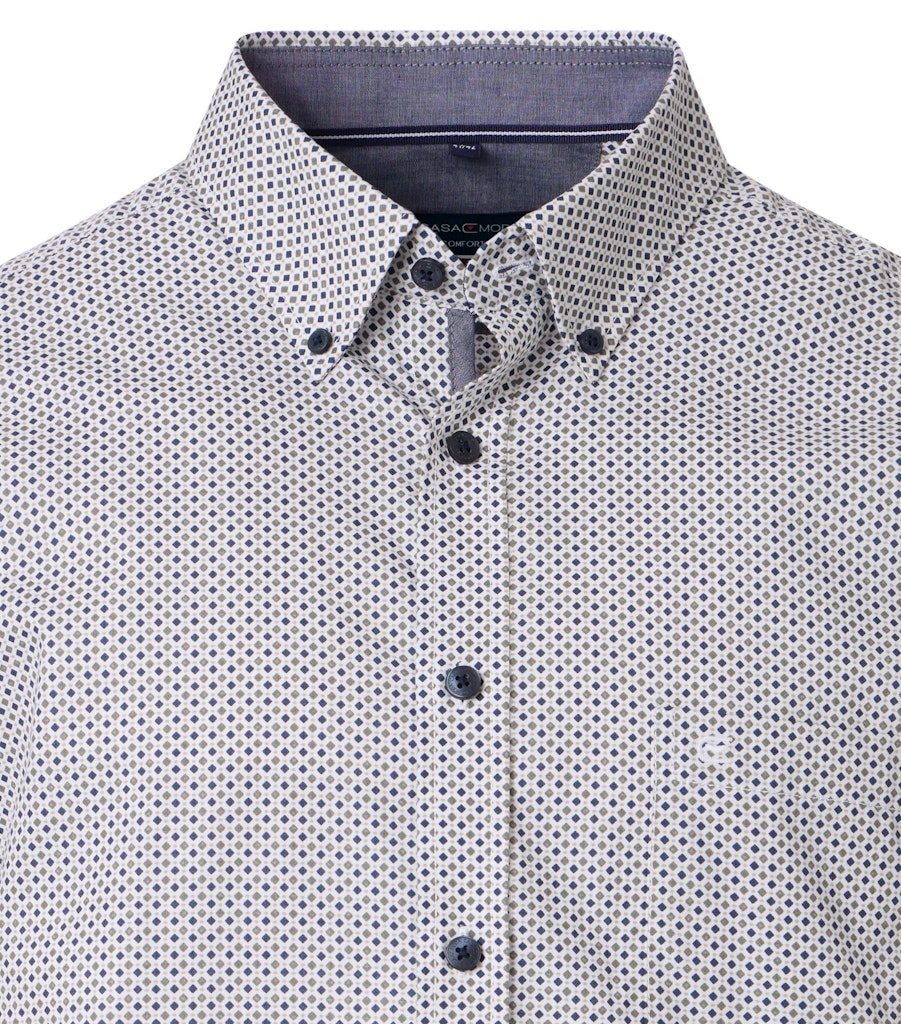 Casa Moda Herren Hemden kurz  Gruen