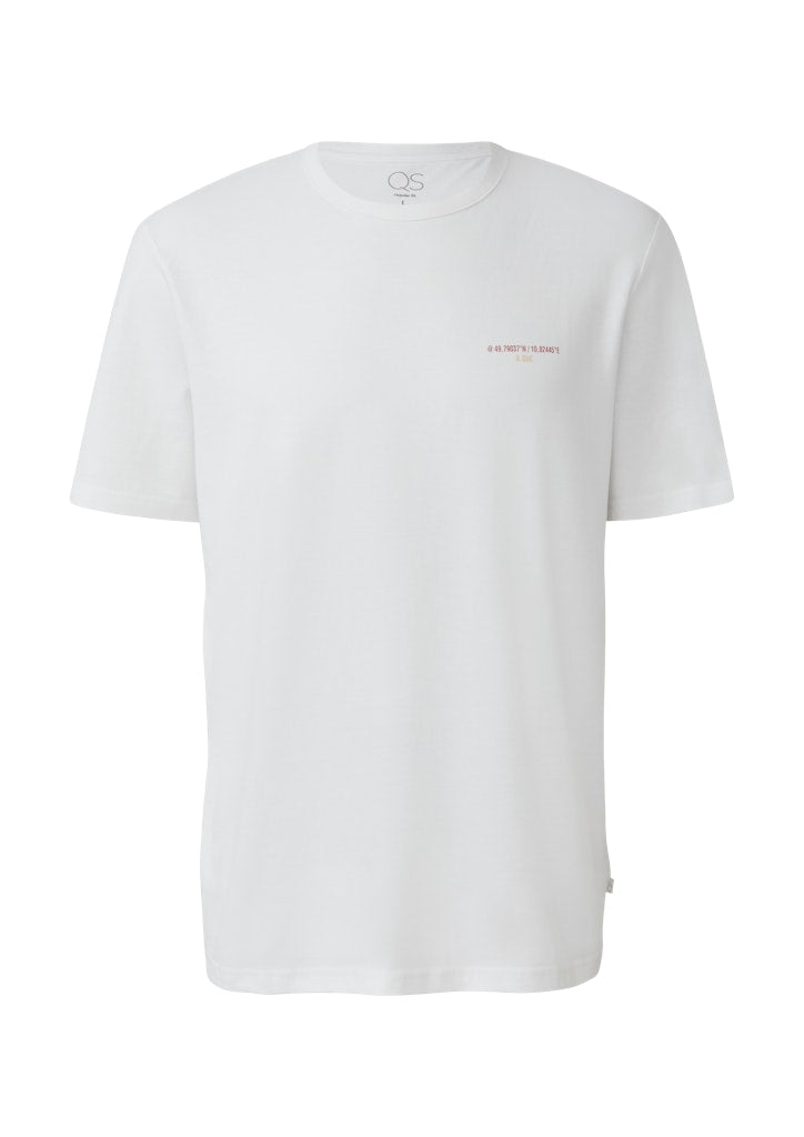 QS by S.Oliver Herren T-Shirts kurz White