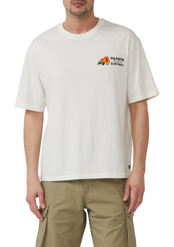 S. Oliver red Herren T-Shirts kurz White