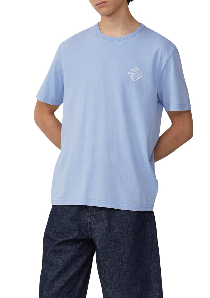 QS by S.Oliver Herren T-Shirts kurz Blue