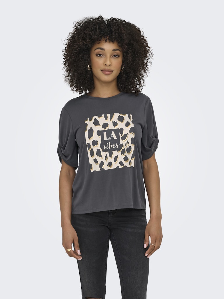 Only Damen T-Shirts Blackened Pearl