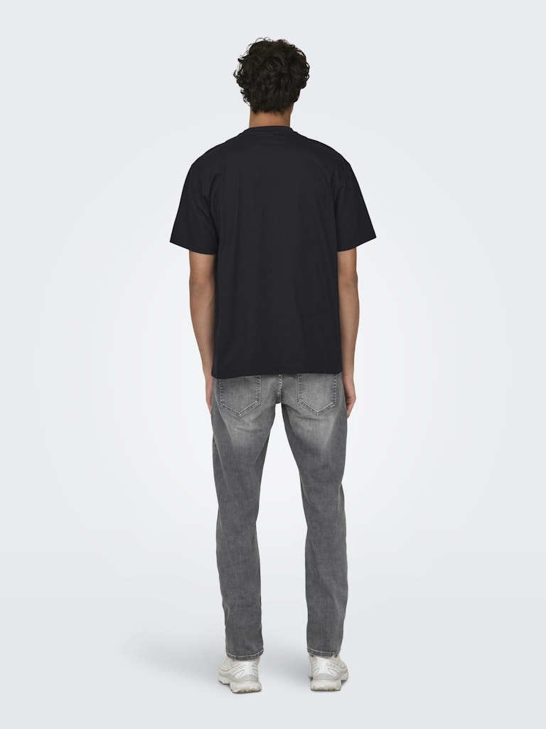 Only & Sons Herren T-Shirts kurz Black