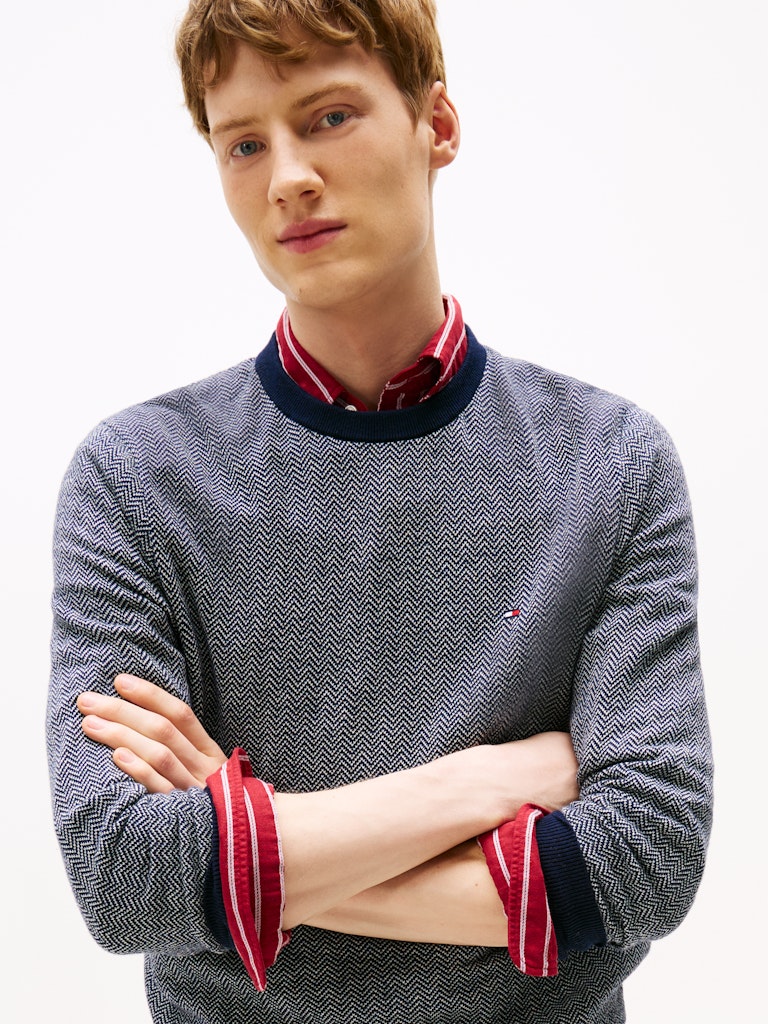 Tommy Hilfiger Herren Sweatshirts A Blue