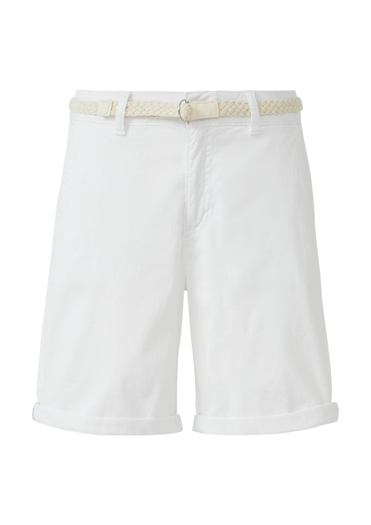 S. Oliver red Damen Shorts White