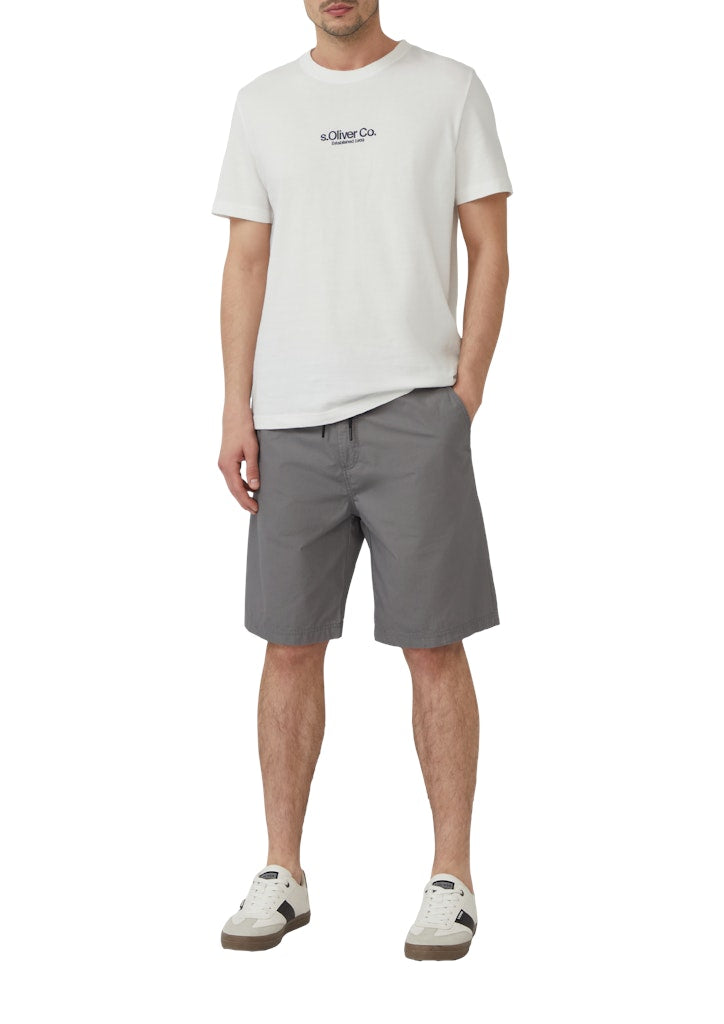 S. Oliver red Herren Shorts Grey/Black