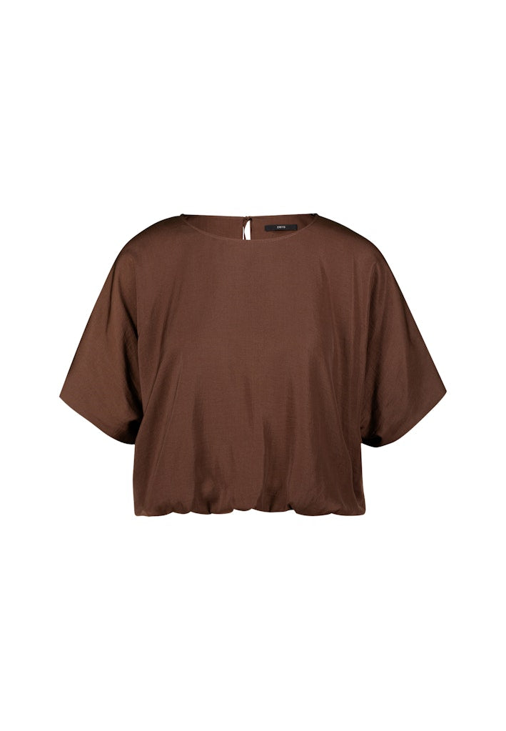 Zero Damen Blusen Chicory Coffee