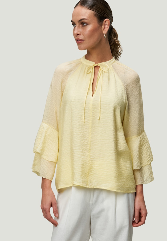 Zero Damen Blusen Double Cream