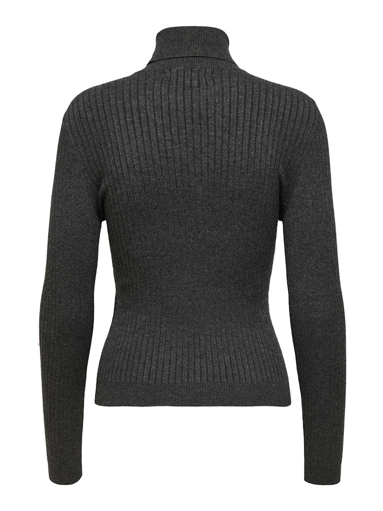 Only Damen Pullover Dark Grey Melan