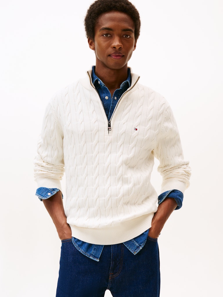 Tommy Hilfiger Herren Pullover Z Yellow