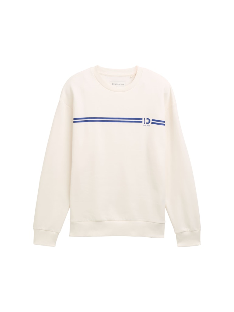 Tom Tailor denim Herren Sweatshirts Gardenia White
