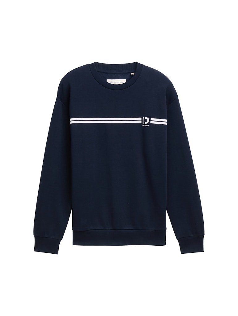 Tom Tailor denim Herren Sweatshirts Sky Captain Blu