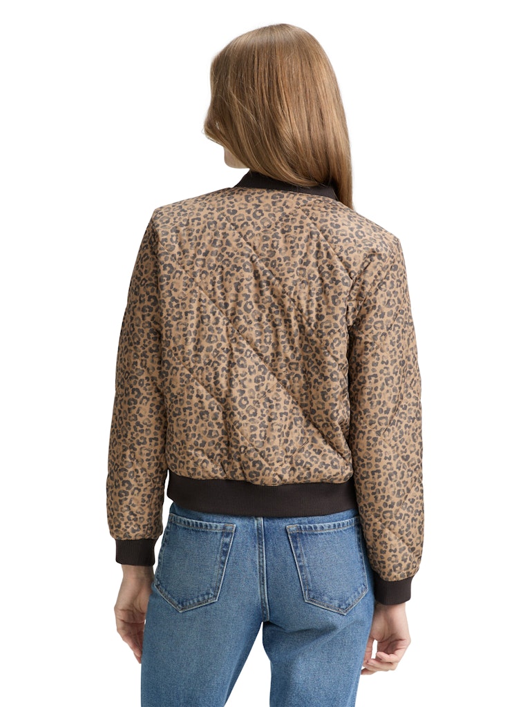 Tom Tailor denim Damen Jacken Tonal Leo Print