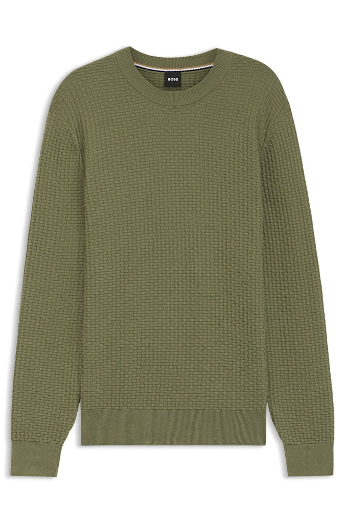 Boss Herren Pullover  Medium Gree