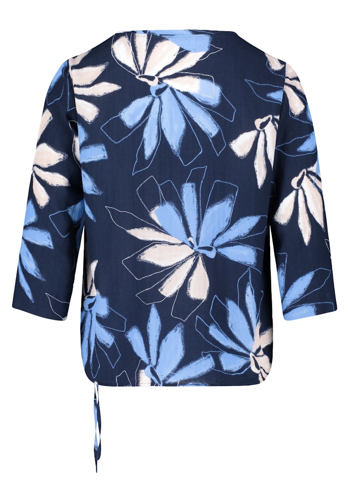 Betty & Co Damen Blusen Dark Blue/Blue