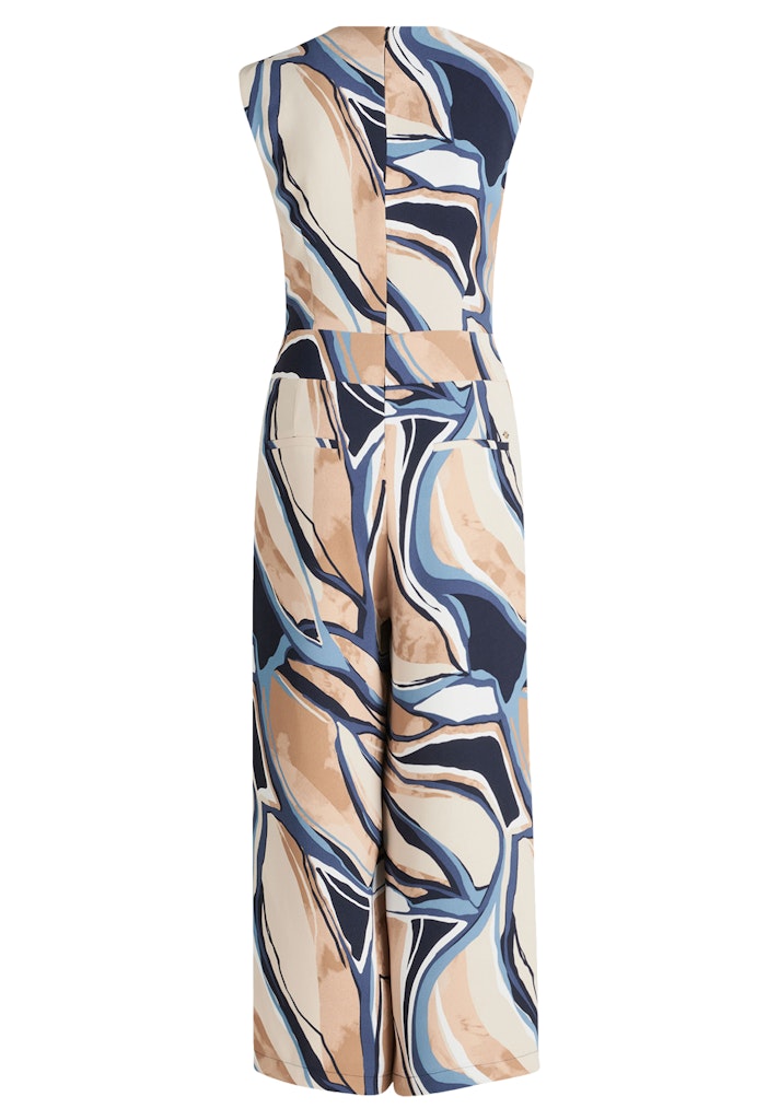 Betty & Co Damen Jumpsuits Nature/Blue