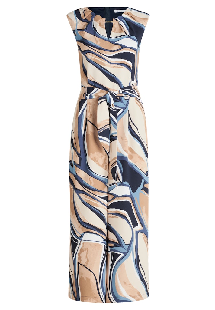 Betty & Co Damen Jumpsuits Nature/Blue